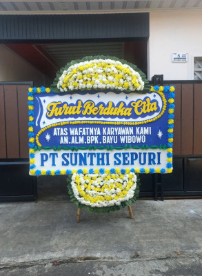 Papan Bunga Duka di Dervos